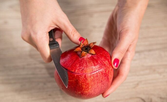 pomegranate for removing parasites from the body